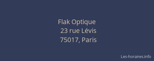 Flak Optique