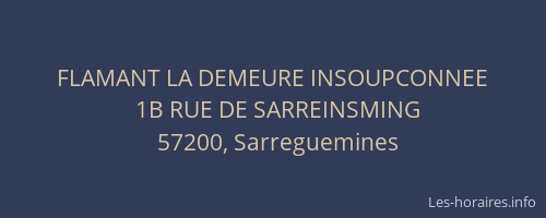 FLAMANT LA DEMEURE INSOUPCONNEE