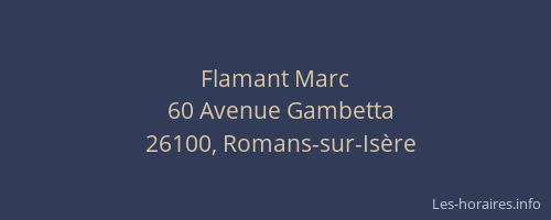 Flamant Marc