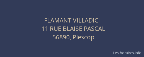 FLAMANT VILLADICI