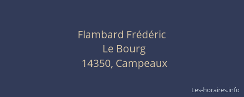 Flambard Frédéric