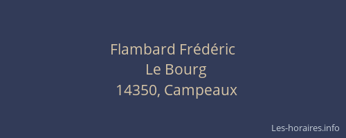 Flambard Fr&eacute;d&eacute;ric