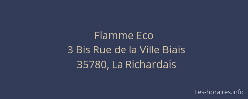 Flamme Eco