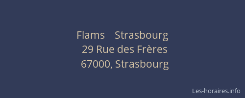 Flams    Strasbourg