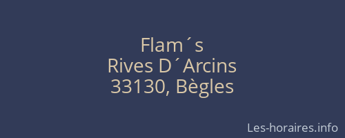 Flam´s