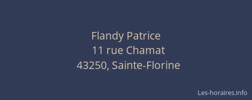 Flandy Patrice