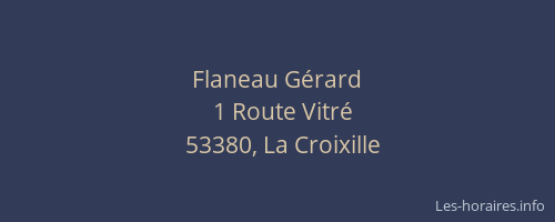 Flaneau G&eacute;rard