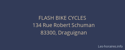 FLASH BIKE CYCLES