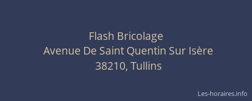 Flash Bricolage