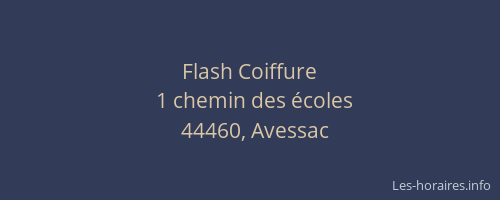 Flash Coiffure