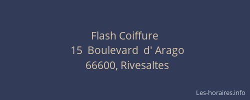 Flash Coiffure