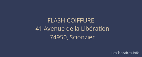 FLASH COIFFURE
