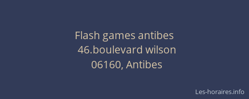 Flash games antibes