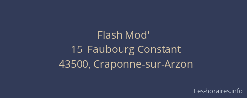 Flash Mod'