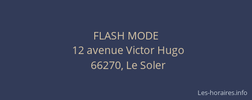 FLASH MODE