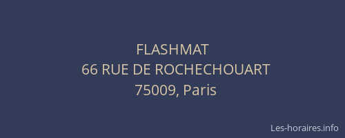 FLASHMAT