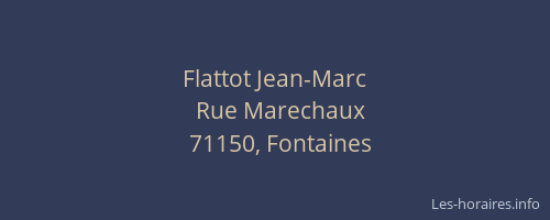 Flattot Jean-Marc