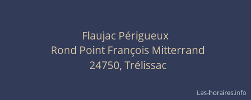 Flaujac P&eacute;rigueux