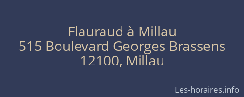 Flauraud à Millau