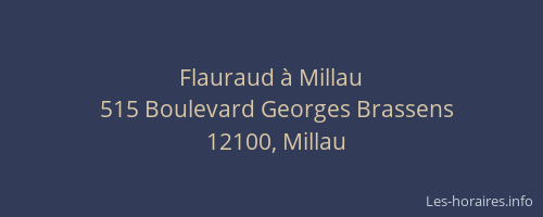 Flauraud à Millau