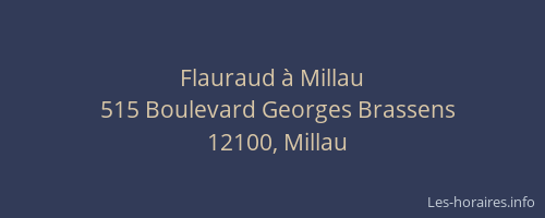 Flauraud &agrave; Millau