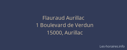 Flauraud Aurillac