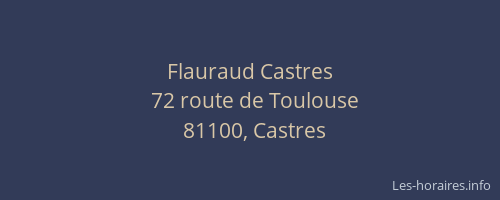 Flauraud Castres