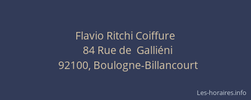 Flavio Ritchi Coiffure