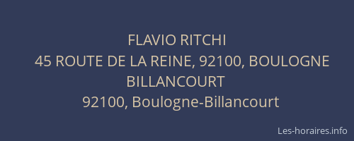 FLAVIO RITCHI