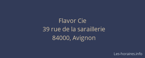 Flavor Cie
