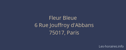 Fleur Bleue