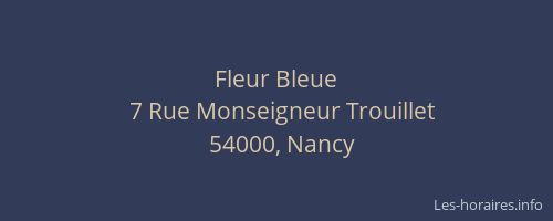 Fleur Bleue