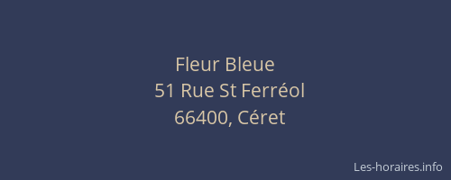 Fleur Bleue