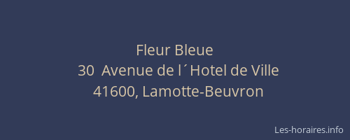 Fleur Bleue