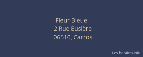 Fleur Bleue