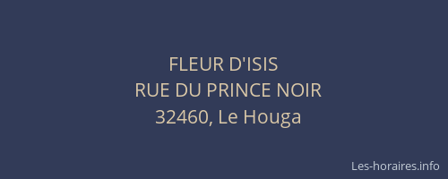 FLEUR D'ISIS