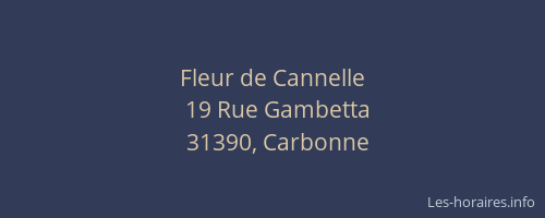 Fleur de Cannelle