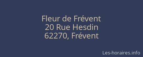 Fleur de Frévent