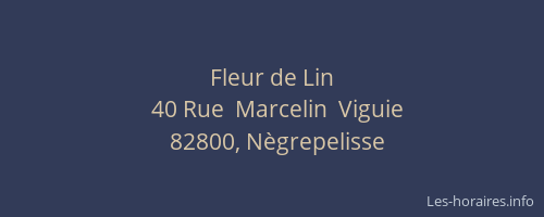 Fleur de Lin