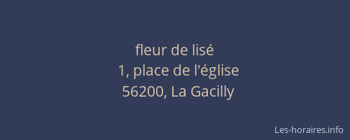 fleur de lis&eacute;