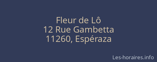 Fleur de Lô