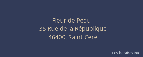 Fleur de Peau