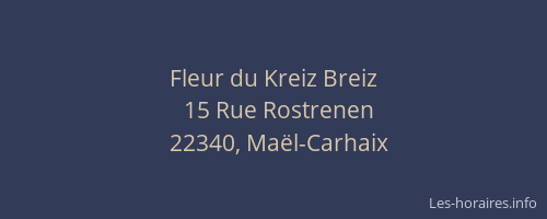 Fleur du Kreiz Breiz