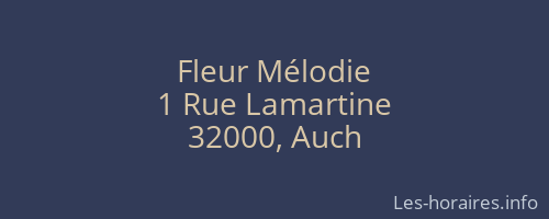 Fleur Mélodie