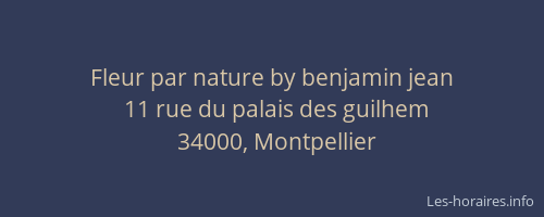 Fleur par nature by benjamin jean