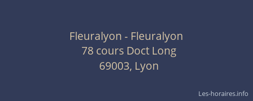 Fleuralyon - Fleuralyon
