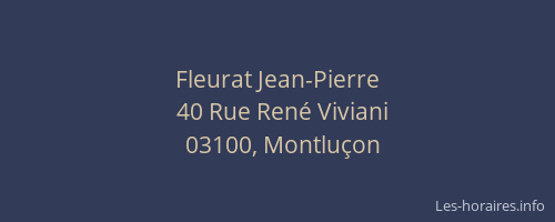 Fleurat Jean-Pierre
