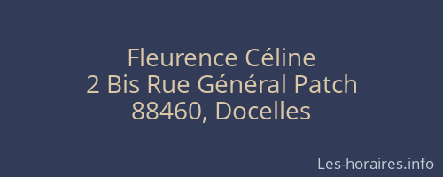 Fleurence Céline