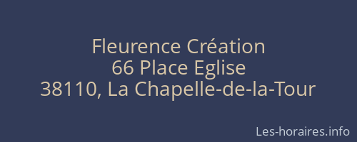 Fleurence Création