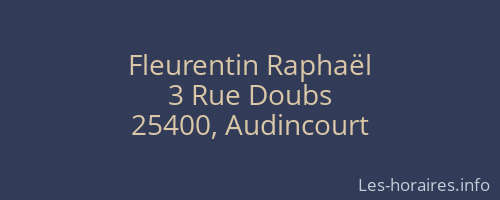 Fleurentin Raphaël